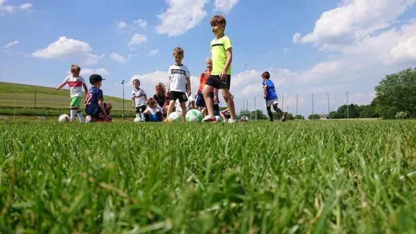 Erstes Training der neuen F-Junioren